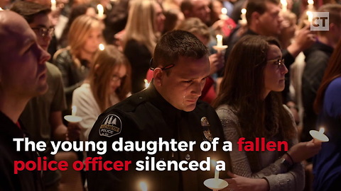 Fallen Officer’s Daughter Brings Room To Tears With Touching Statement