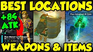 BEST ITEM AND WEAPON LOCATIONS! Legend of Zelda Tears of the Kingdom Gameplay Guide