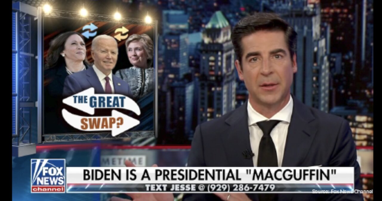 Fox's Jesse Watters Suggests Nightmare Scenario With Hillary Returning To Ticket