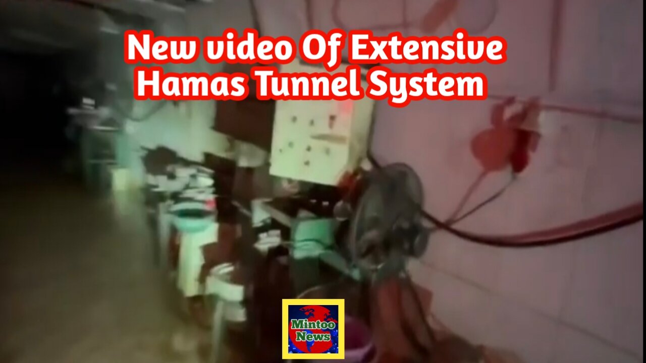 New video of extensive Hamas tunnel system released by Israeli military