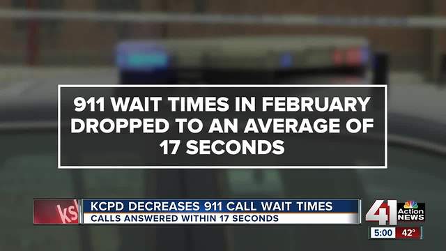 Police: average 911 wait times down to 17 seconds