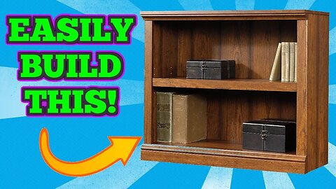 How To Build This Sauder 2-Shelf Bookcase