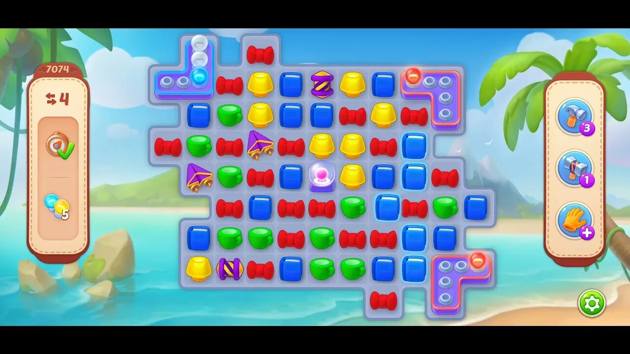 Playrix Homescapes Gameplay Walkthrough Level 7074