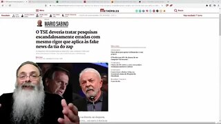PESQUISAS ELEITORAIS erraram FEIO mas COMO RESOLVER esse PROBLEMA no FUTURO PROIBIR PESQUISAS