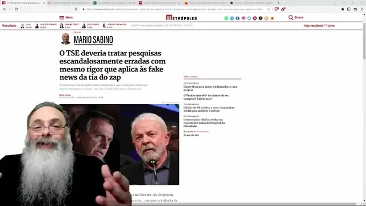 PESQUISAS ELEITORAIS erraram FEIO mas COMO RESOLVER esse PROBLEMA no FUTURO PROIBIR PESQUISAS