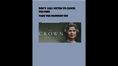 DON'T FALL VICTIM TO CANCEL CULTURE-TAKE THE BLINDERS OFF