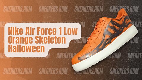 Nike Air Force 1 Low Orange Skeleton - CU8067-800 - @SneakersADM