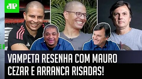 "Ô Mauro Cezar, o Alex ME FALOU que..." Vampeta ARRANCA RISADAS com RESENHA AO VIVO!