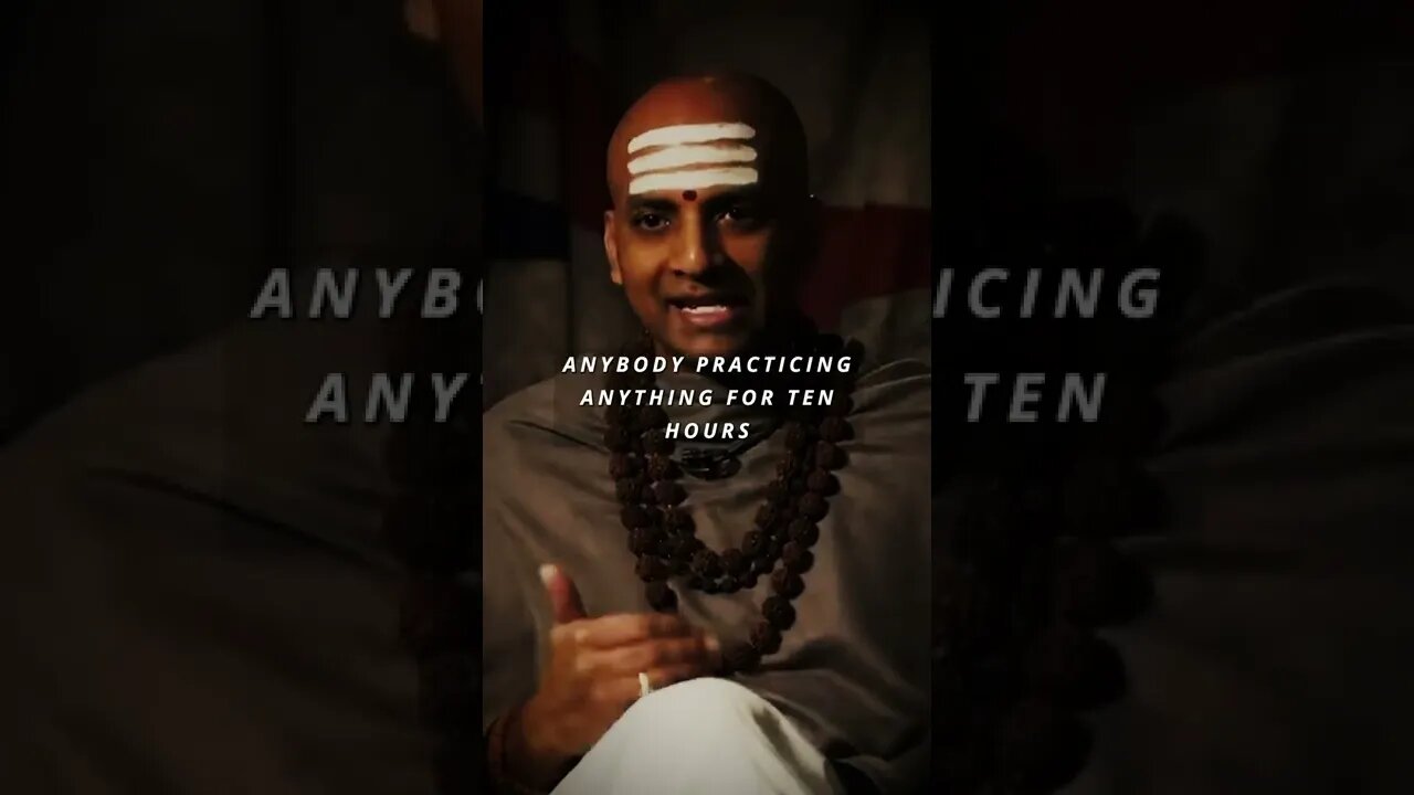 "We Become Good at Whatever We Practice, Good or Bad" - Spiritual Leader Dandapani #shorts