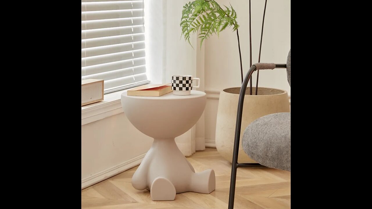 ANNUAL SALE! Cream Style Small Flat Tea Table Small Household Sofa Side Table