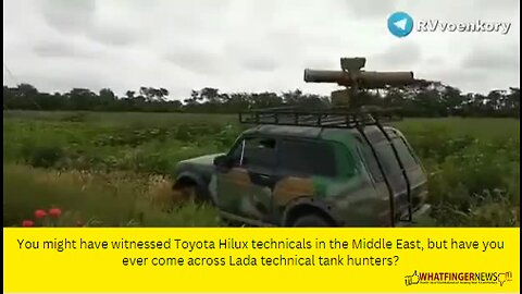 You might have witnessed Toyota Hilux technicals in the Middle East