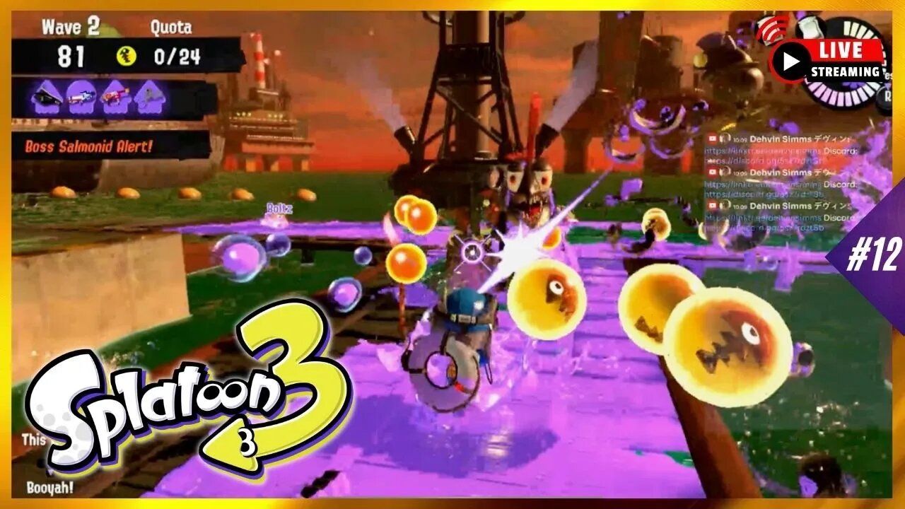 🔴 This Didn’t Go Well At All Splatoon 3 Gameplay Livestream | Dehvin7 Gaming