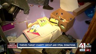 Thieves ransack charity for domestic violence victims