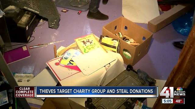 Thieves ransack charity for domestic violence victims