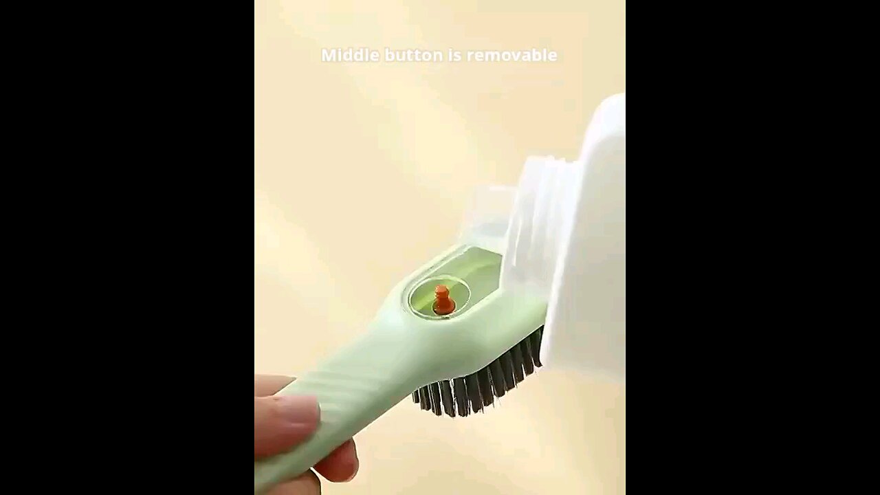 Household Shoe Brush with Soap Dispenser