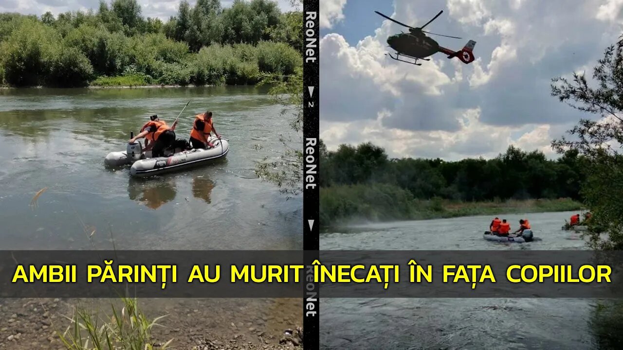 AMBII PĂRINȚI AU MURIT ÎNECAȚI ÎN FAȚA COPIILOR! TRAGEDIE ÎN TIMIȘOARA