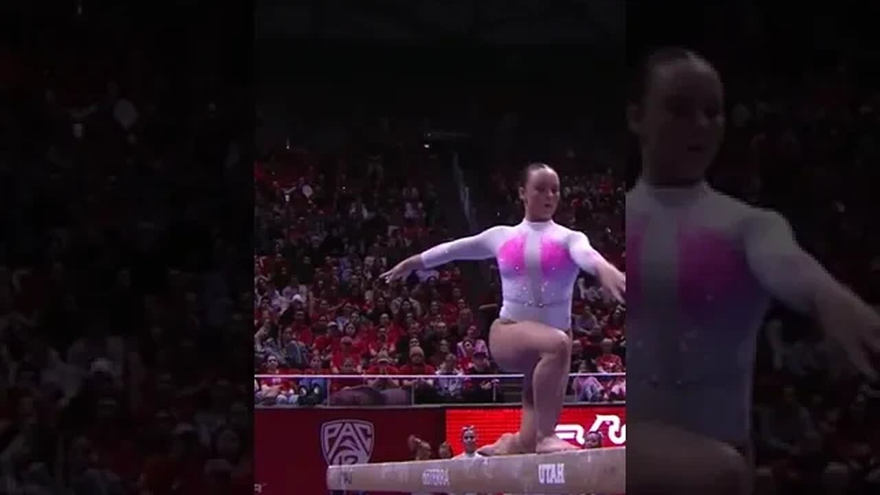 Maile O'Keefe Perfect 10.0 on beam (7th in Career) Cal at Utah 2/24/23 #shorts