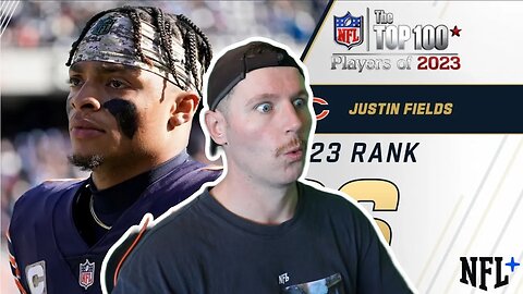 Rugby Player Reacts to JUSTIN FIELDS (QB, Bears) #86 The Top 100 NFL Players of 2023