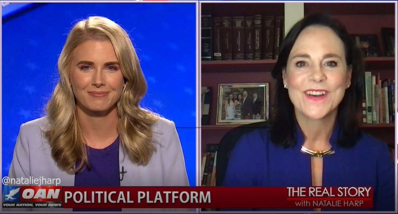The Real Story - OAN Trump Back on Stage with Jane Timken