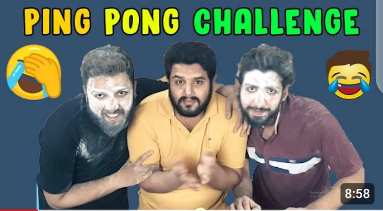 Ping Pong Ball Challenge | Funny Challenge | iamAfrazOfficial