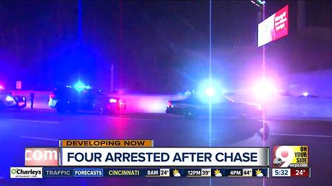 At least 4 arrested in Oakley after police chase