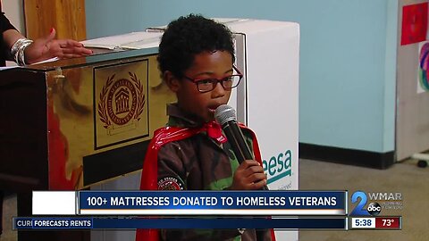 100+ mattresses donated to homeless veterans