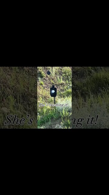 Nichole rockin the Ruger Mark IV .22 pistol. #shorts