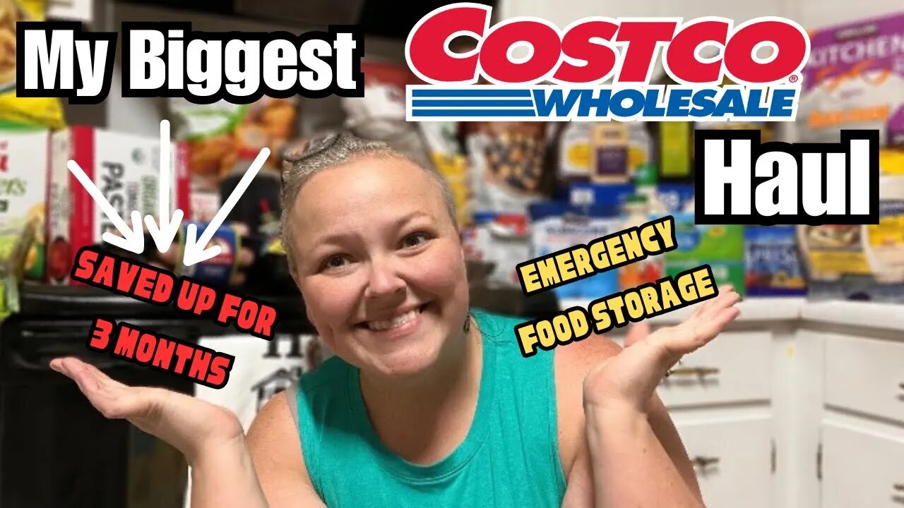 MY Biggest Costco Haul By Saving $ For 3 Months || August 2023 Costco Shop W/ Me & Our Lazy Dinner