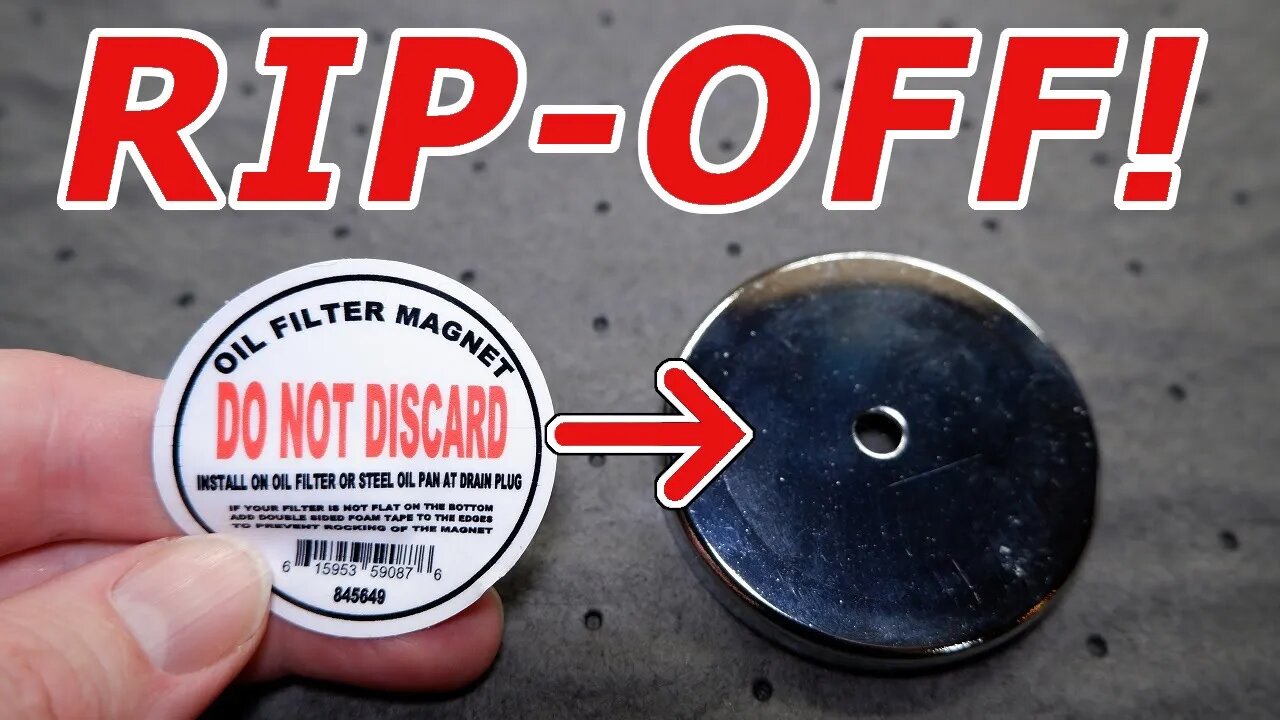 Oil Filter MAGNET Comparison [NO ONE ASKED FOR THIS!!!]