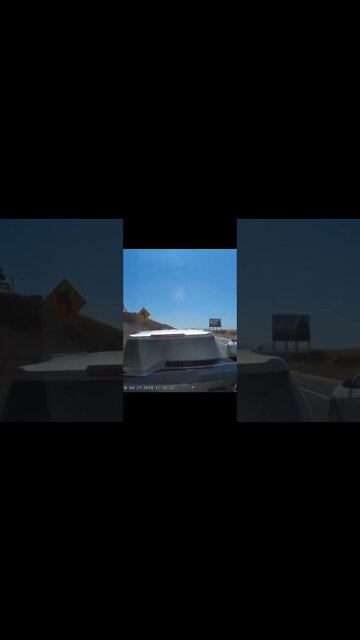 Stupid Driver Road Rages & Brake Checks Truck, Gets Instant Karma #stupiddrivers