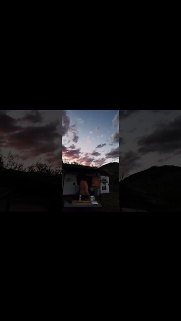 Epic sunset on Nevada Idaho BDR. The adventure continues.