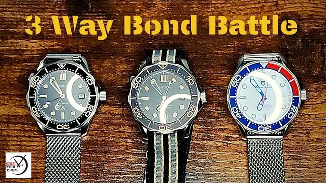 🥊 NTTD Seamaster Homage 3 Way Battle 🥊 Comparison Honest Watch Review #HWR