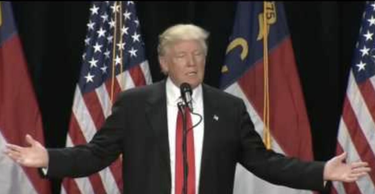 US Election: Donald Trump speech at Charlotte, North Carolina