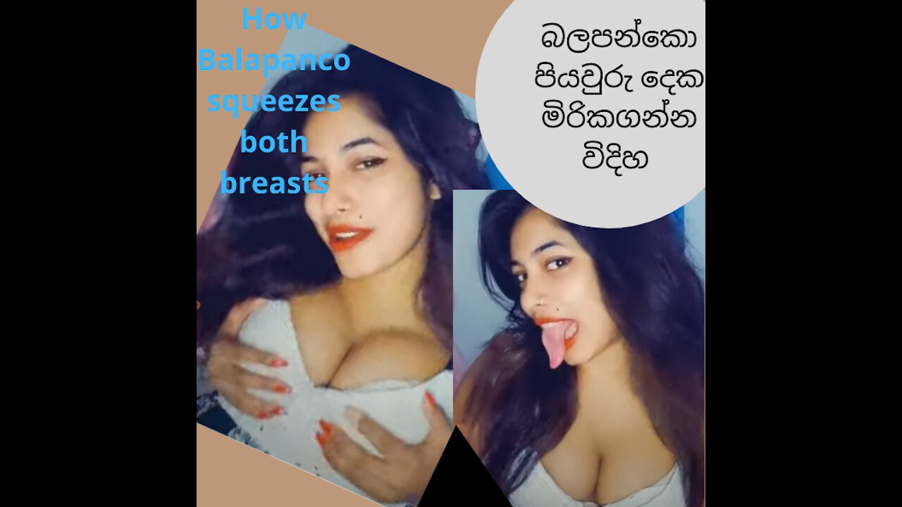 How Balapanco squeezes both breasts// Please subscribe