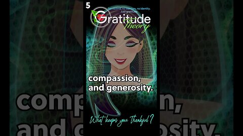 5. A HAPPY LIFE. What keeps you thankful? #gratitudetheory