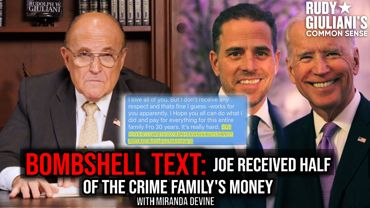 BOMBSHELL TEXT: Joe Received HALF Of The Crime Family's Money | Guest Miranda Devine | Ep. 153