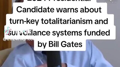 RFK jr - Bill Gates has 61,000 satellites that will be able to watch every square inch of earth