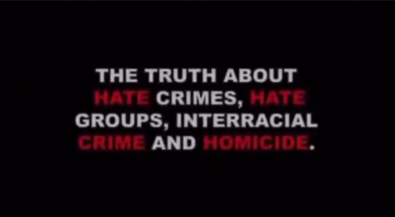 Black on White Crime Statistics Compilation