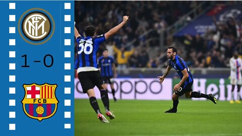 INTER MILAN VS BARCELONA HIGHLIGHTS