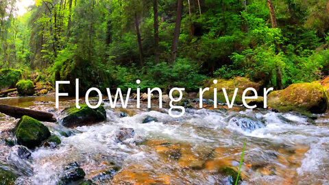 Flowing river