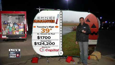 Cameron's Weather Roadshow at NBC26 Diaper Drive