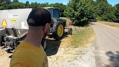 Stranded by the "new" tractor!!!