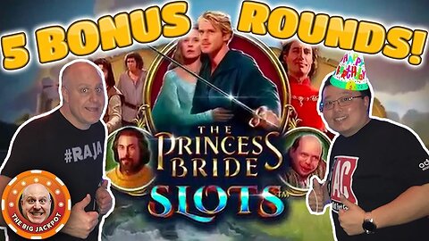 🍷 Princess Bride Slots -Multiple Bonus Features Won 👸 Rare High Limit in Atlantic City
