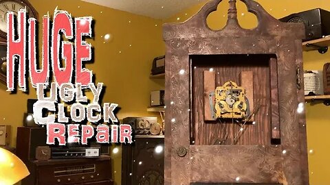 How I Made This Huge Ugly Clock Look Like 1972 Again - Amateur Repair Time Restor-A-Finish