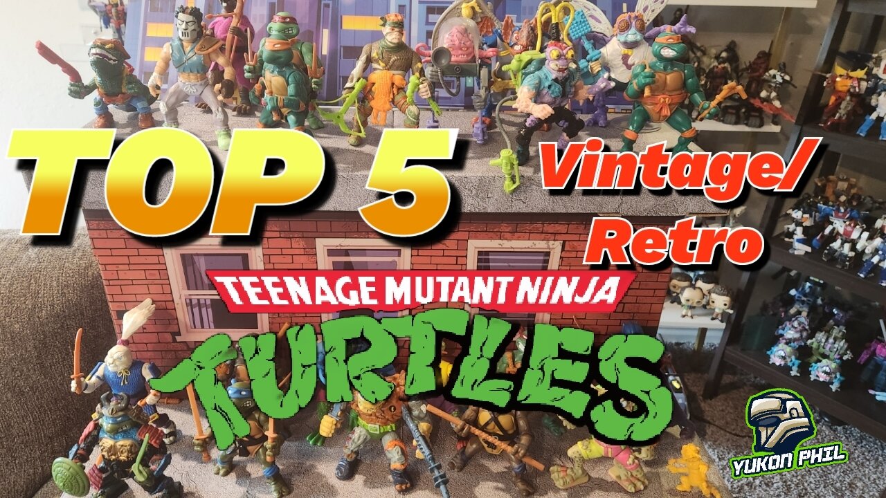 TOP 5 TMNT Vintage figures!