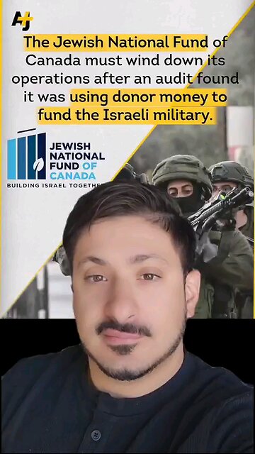 The Jewish national fund of Israel of Canada must wind down because funding Israeli millitary.