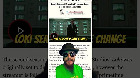 Marvel Changes Release Date For Loki Season 2! #marvel #disney #disneyplus #shorts