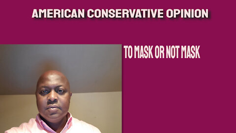 To mask or not mask