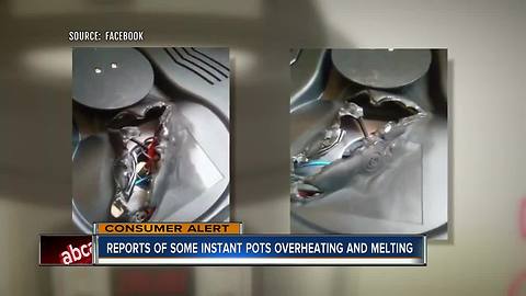 Reports say Instant Pot all-in-one cookers overheating, melting