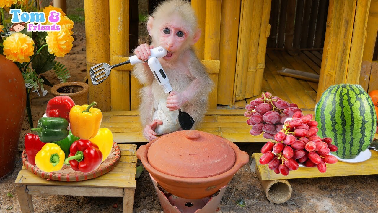 Chef Obi harvests fruit to make fruit candies